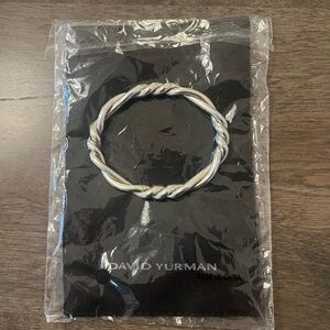 David Yurman Twisted Silver Bangle